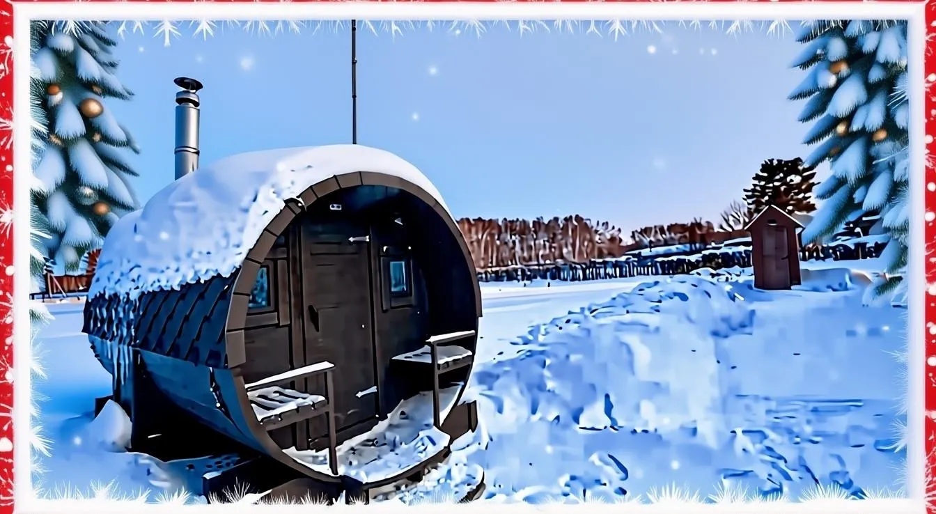 Баня-бочка круглая из кедра 4 метра